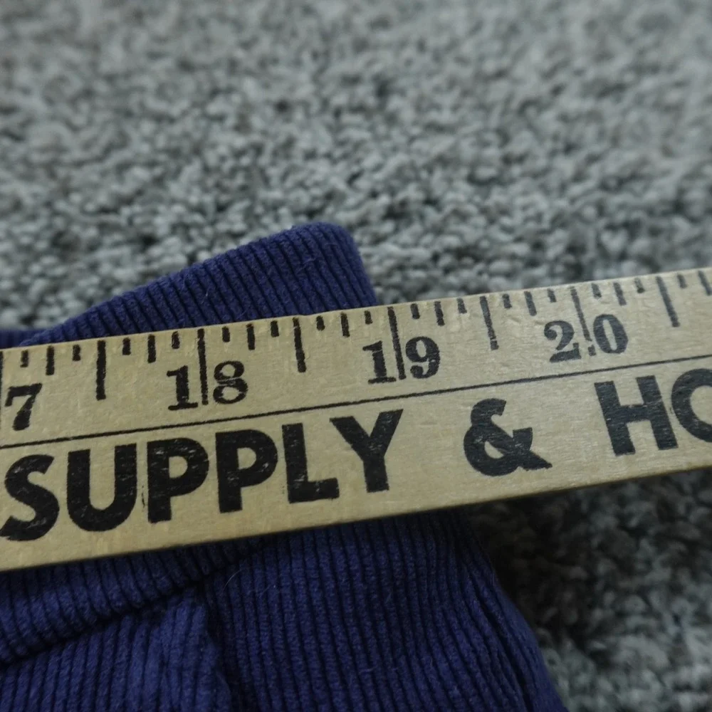Ballin Pants‎ Mens 38X31 Blue Pinwale Corduroy Chino Trouser Flat Front Stretch